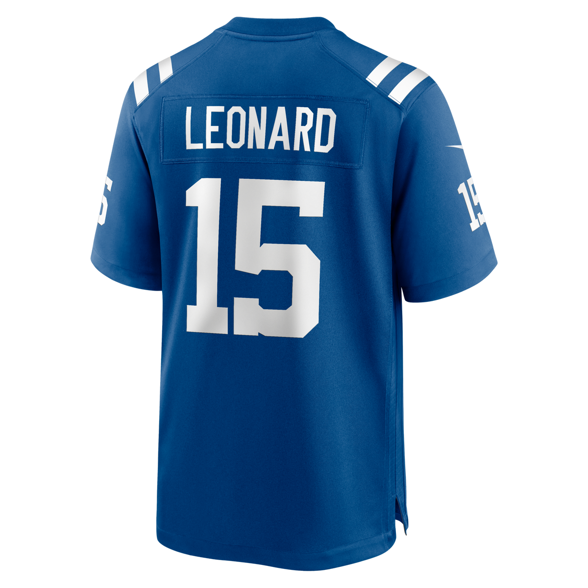 Indianapolis Colts Riley Leonard Royal Team Game Football Jersey