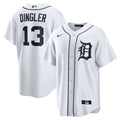 Detroit Tigers Dillon Dingler White Home Replica Baseball Jersey