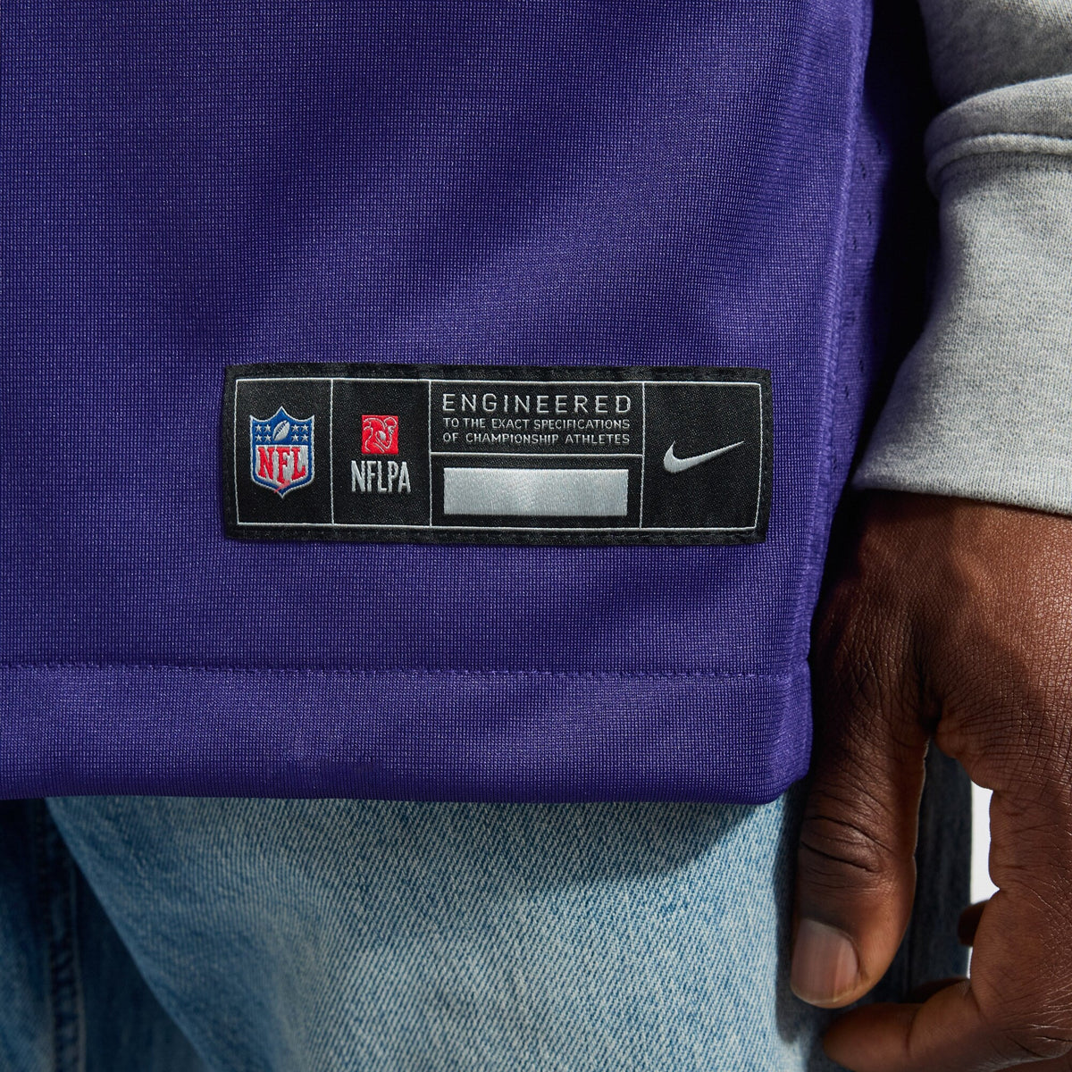 Baltimore Ravens Kyle Hamilton Purple Alternate Game Football Jersey
