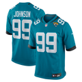 Jacksonville Jaguars Austin Johnson Teal Team Game Football Jersey