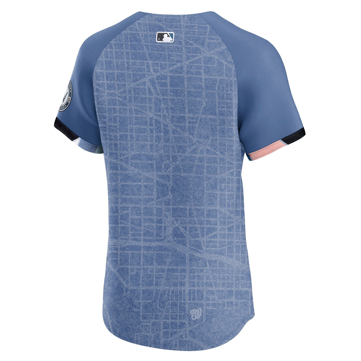 Washington Nationals Blue 2025 City Connect Elite Baseball Jersey