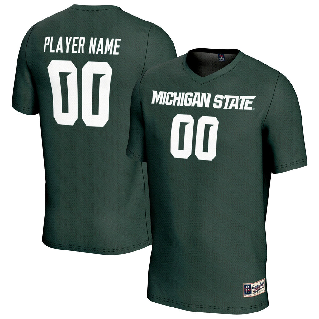 Michigan State Spartans NIL Pick-A-Player Soccer Jersey - Green