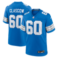 Detroit Lions Graham Glasgow Blue Team Game Football Jersey
