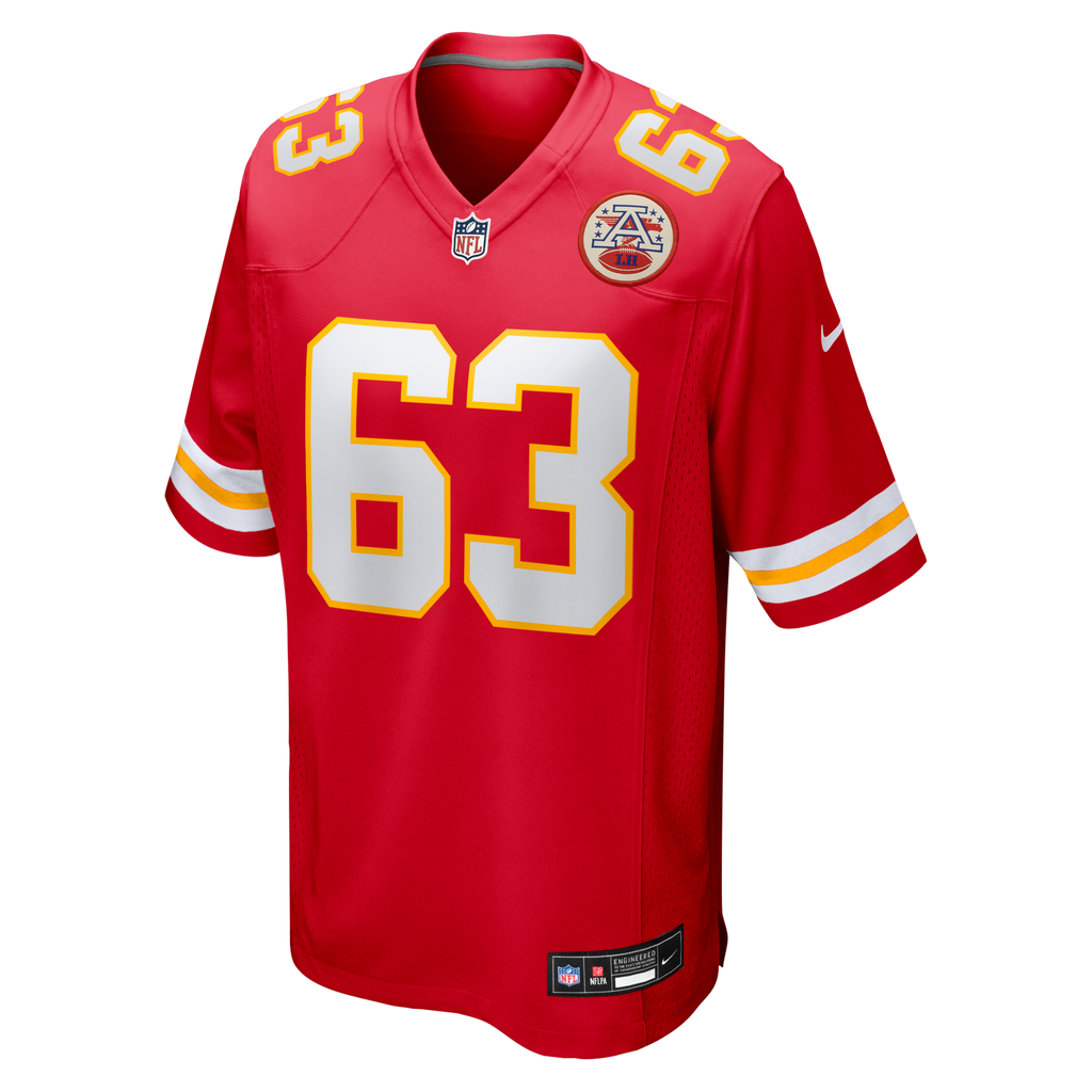 Kansas City Chiefs Willie Lanier Red Retired Player Football Jersey