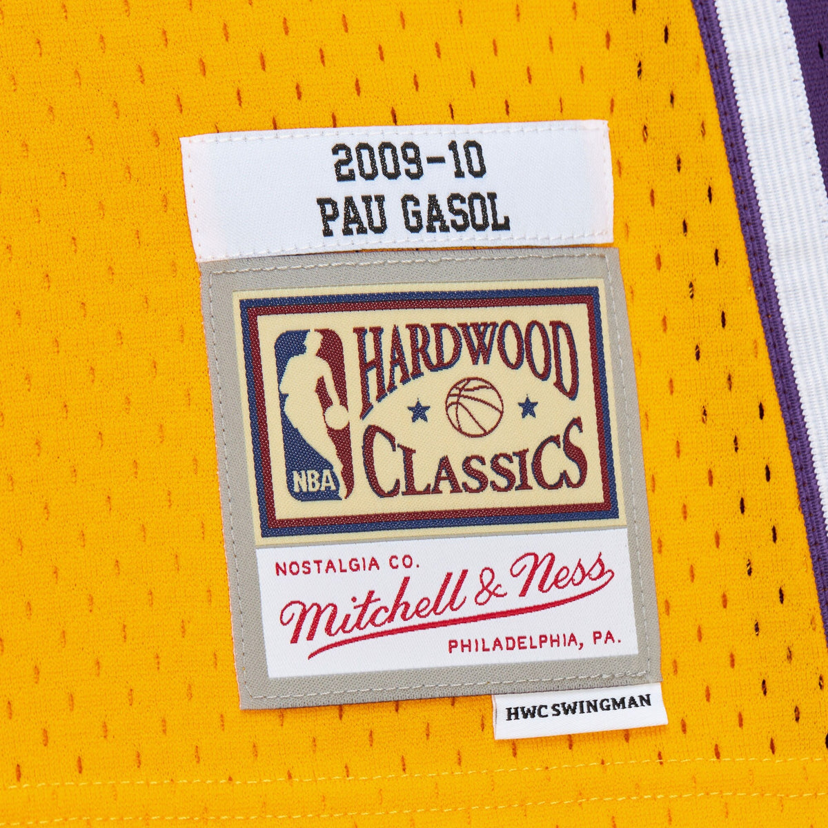 Los Angeles Lakers Swingman Jersey Pau Gasol 2009