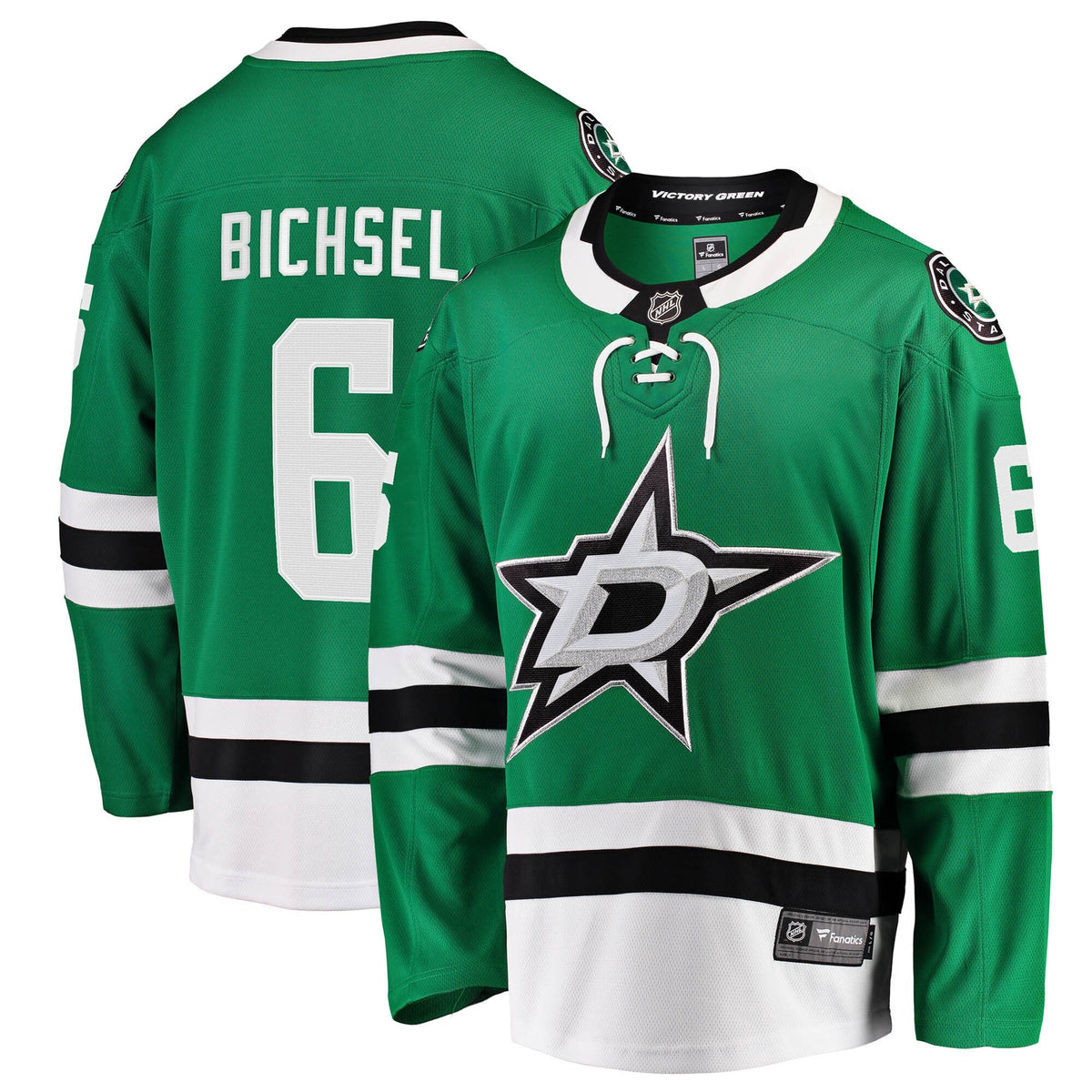 Dallas Stars Lian Bichsel Kelly Green Home Breakaway Hockey Jersey
