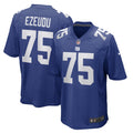 New York Giants Joshua Ezeudu Royal Game Player Football Jersey