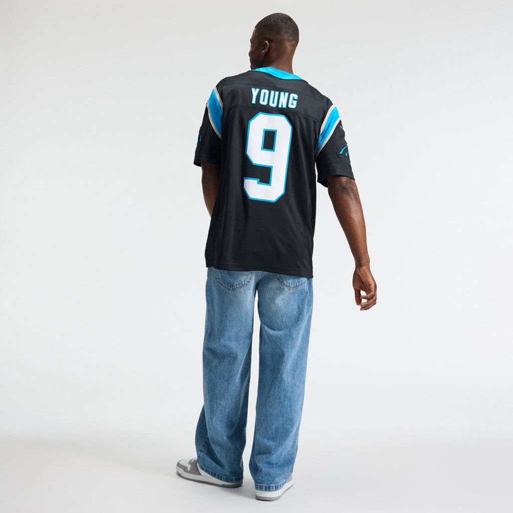 Carolina Panthers Bryce Young Black Team Vapor F.U.S.E. Stitched Limited Football Jersey