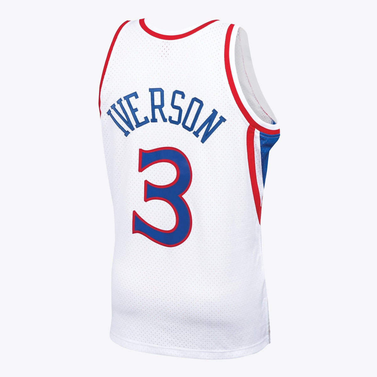 Philadelphia 76ers Allen Iverson 1996 Swingman Jersey by - White