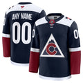 Colorado Avalanche Navy Alternate Premium Custom Jersey