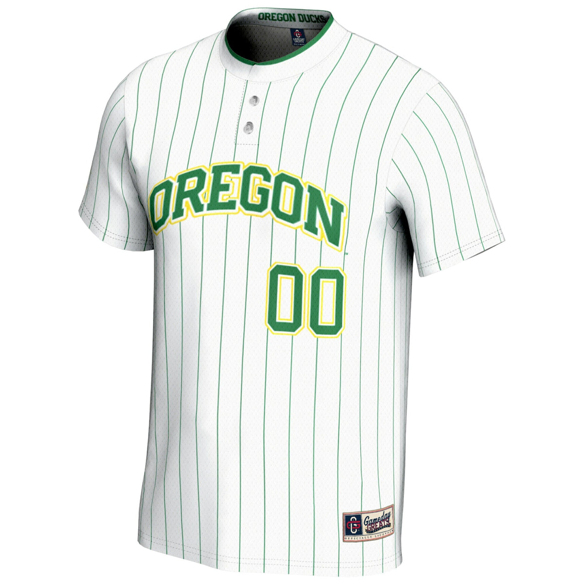 Oregon Ducks NIL Pick-A-Player Lightweight Softball Jersey - White