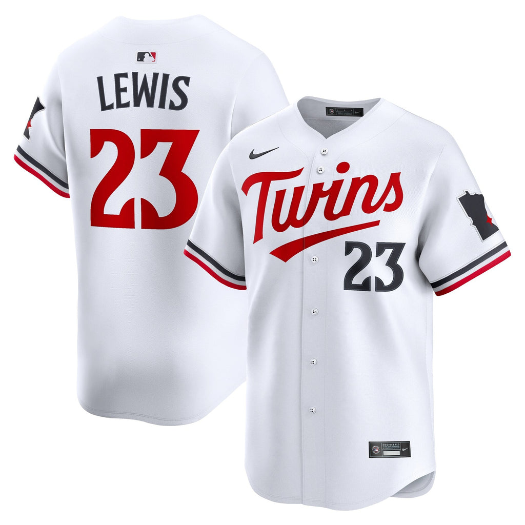 Minnesota Twins Royce Lewis White Home Limited Player Baseball Jersey