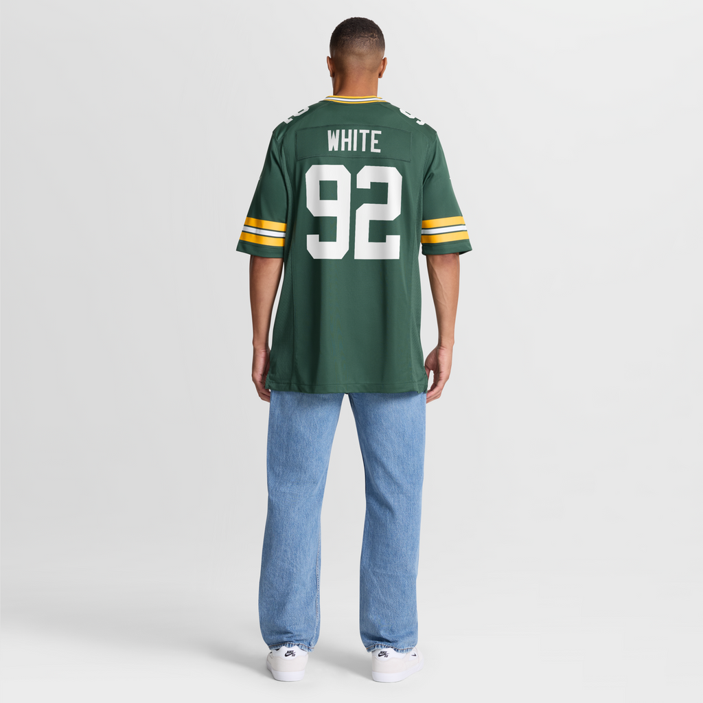 Green Bay Packers Reggie White Green Game Retired Player Football Jersey