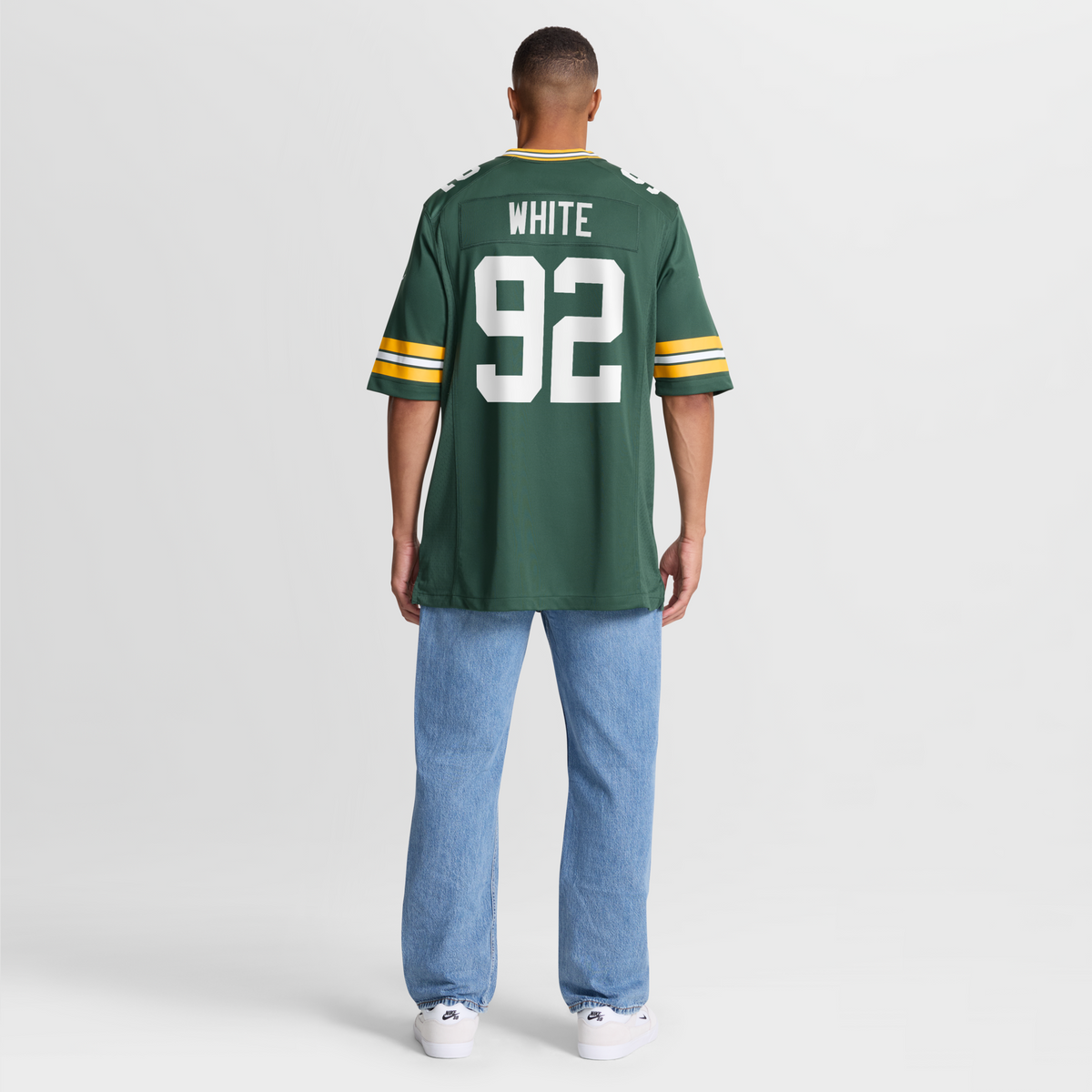 Green Bay Packers Reggie White Green Game Retired Player Football Jersey