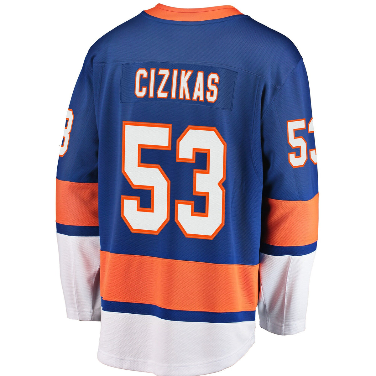 New York Islanders Casey Cizikas Royal Breakaway Player Hockey Jersey
