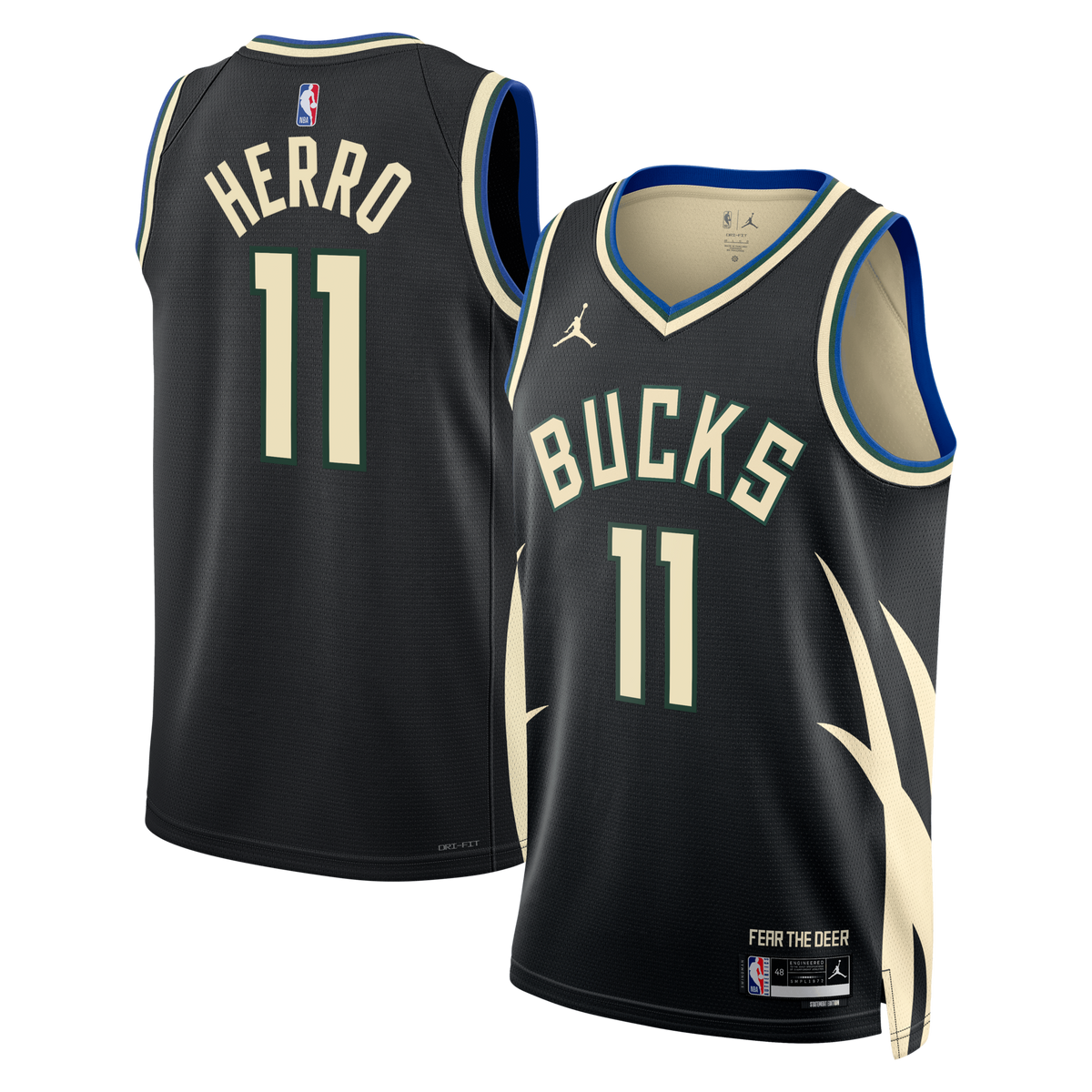 Milwaukee Bucks Statement Edition Swingman Jersey - Hunter Green - Tyler Herro