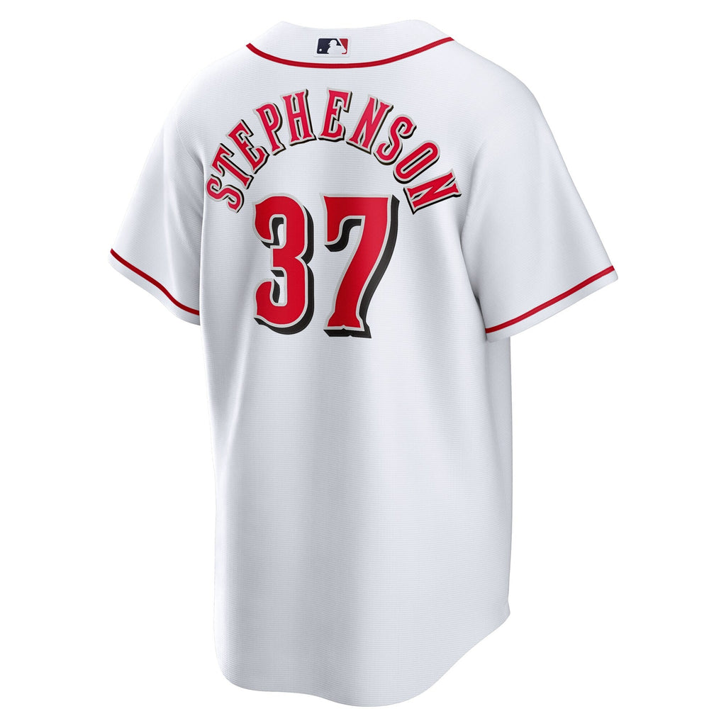 Cincinnati Reds Tyler Stephenson White Home Replica Baseball Jersey