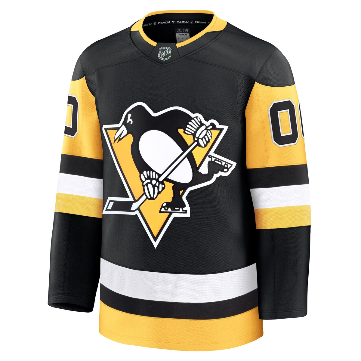 Pittsburgh Penguins Black Home Premium Custom Jersey