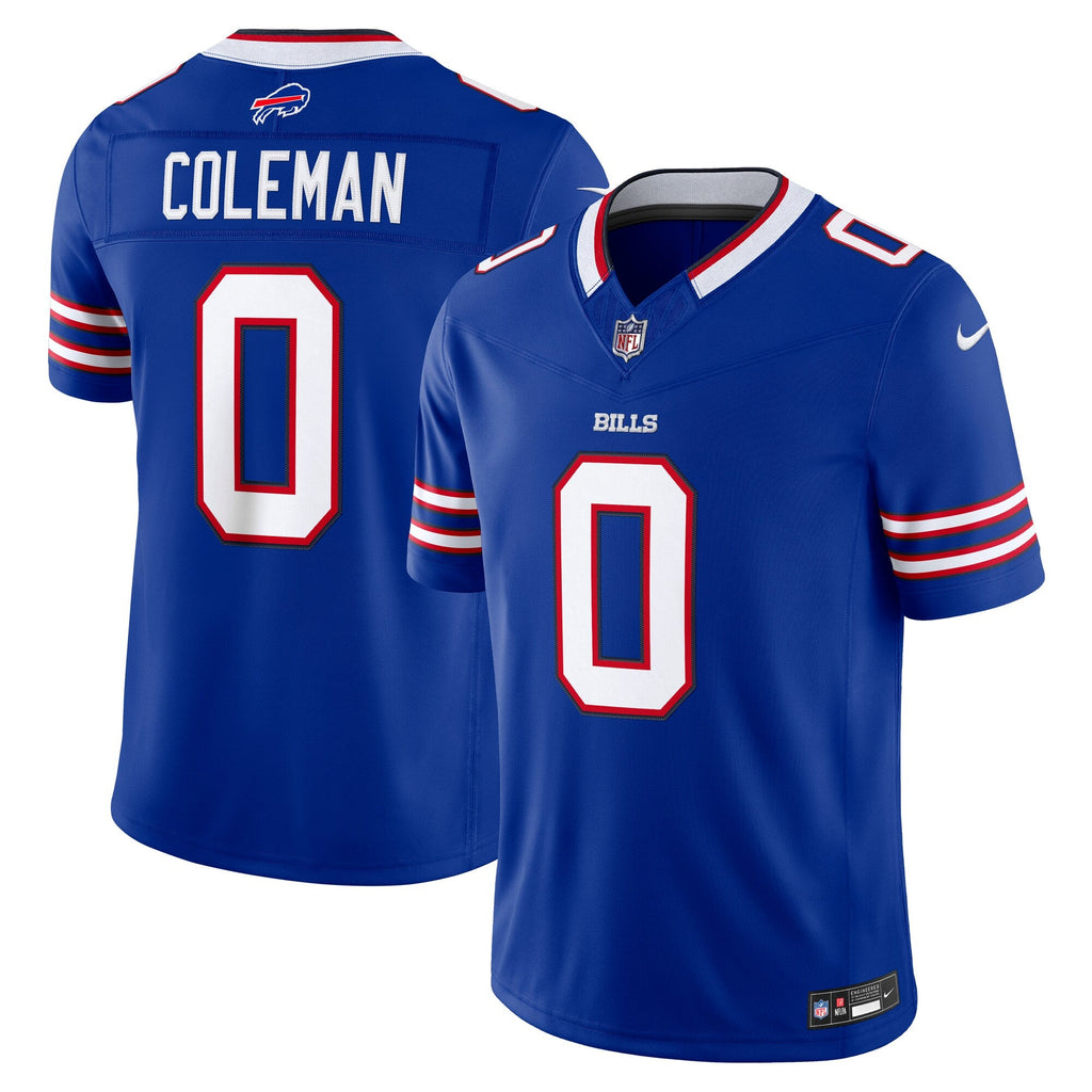 Buffalo Bills Keon Coleman Royal Team Vapor F.U.S.E. Stitched Limited Football Jersey