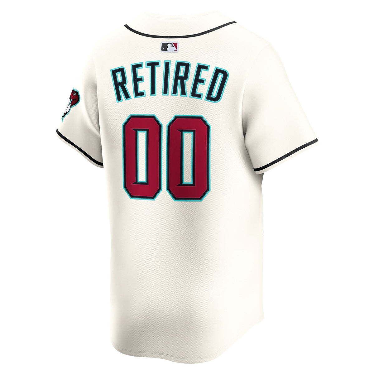 Arizona Diamondbacks Cream Home Limited Pick-A-Player Retired Roster Baseball Jersey