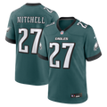 Philadelphia Eagles Quinyon Mitchell Midnight Green Team Game Football Jersey