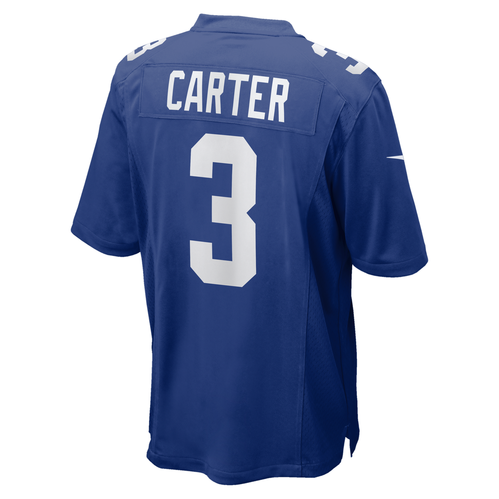 New York Giants Abdul Carter Royal Team Game Football Jersey