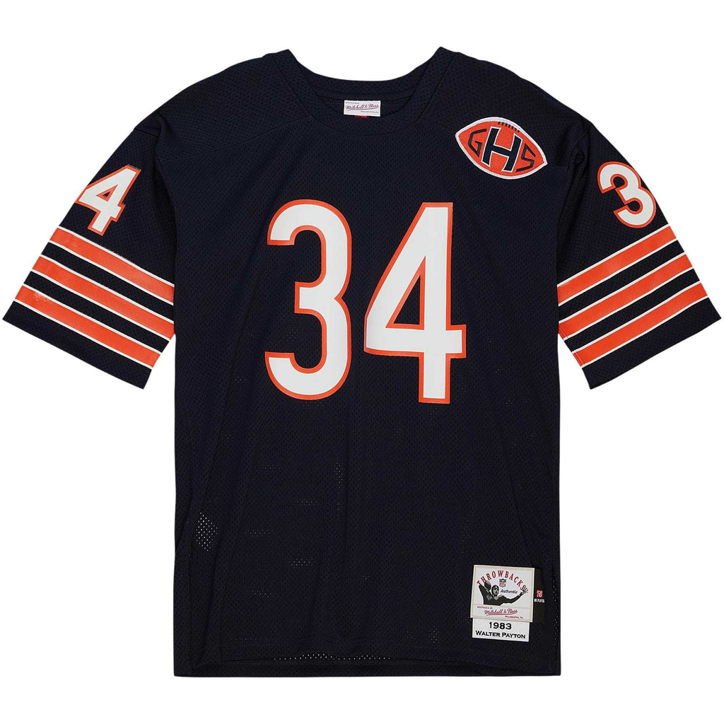 Chicago Bears 1983 Walter Payton Navy Throwback Retired Player Football Jersey