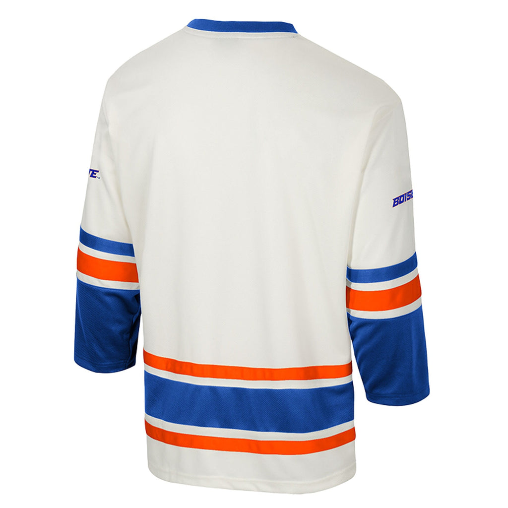 Boise State Broncos Puck Proud Fashion Hockey Jersey - Cream