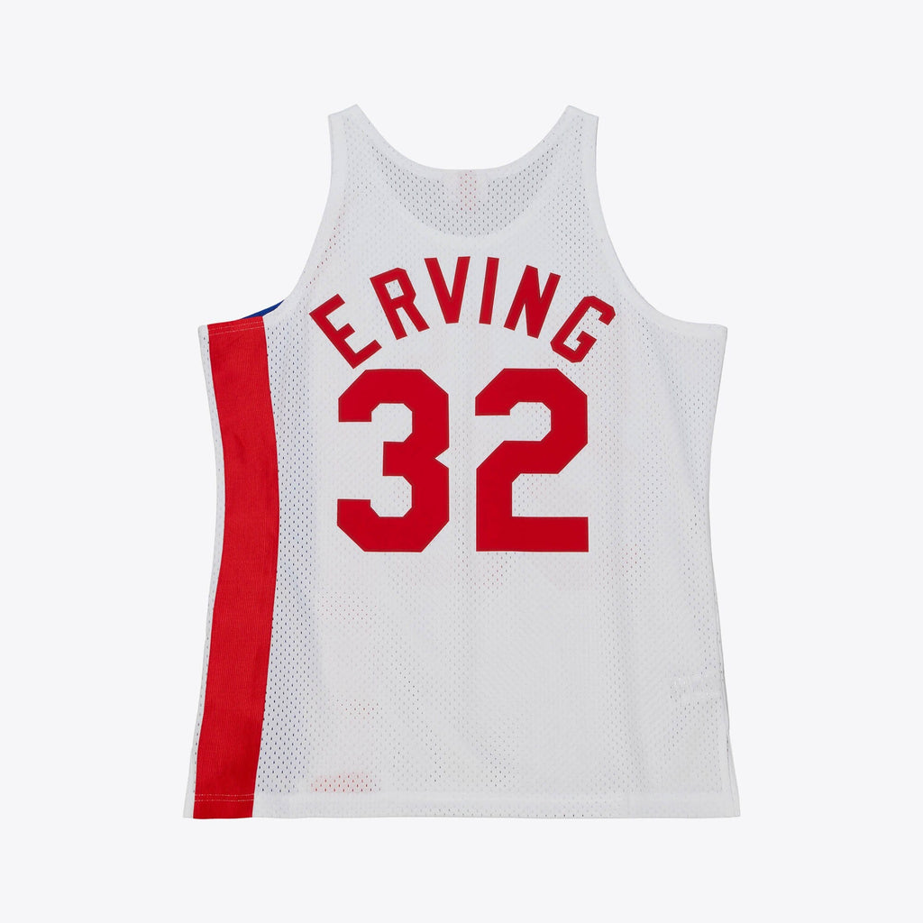 Brooklyn Nets Julius Erving 1973 Home Jersey - White