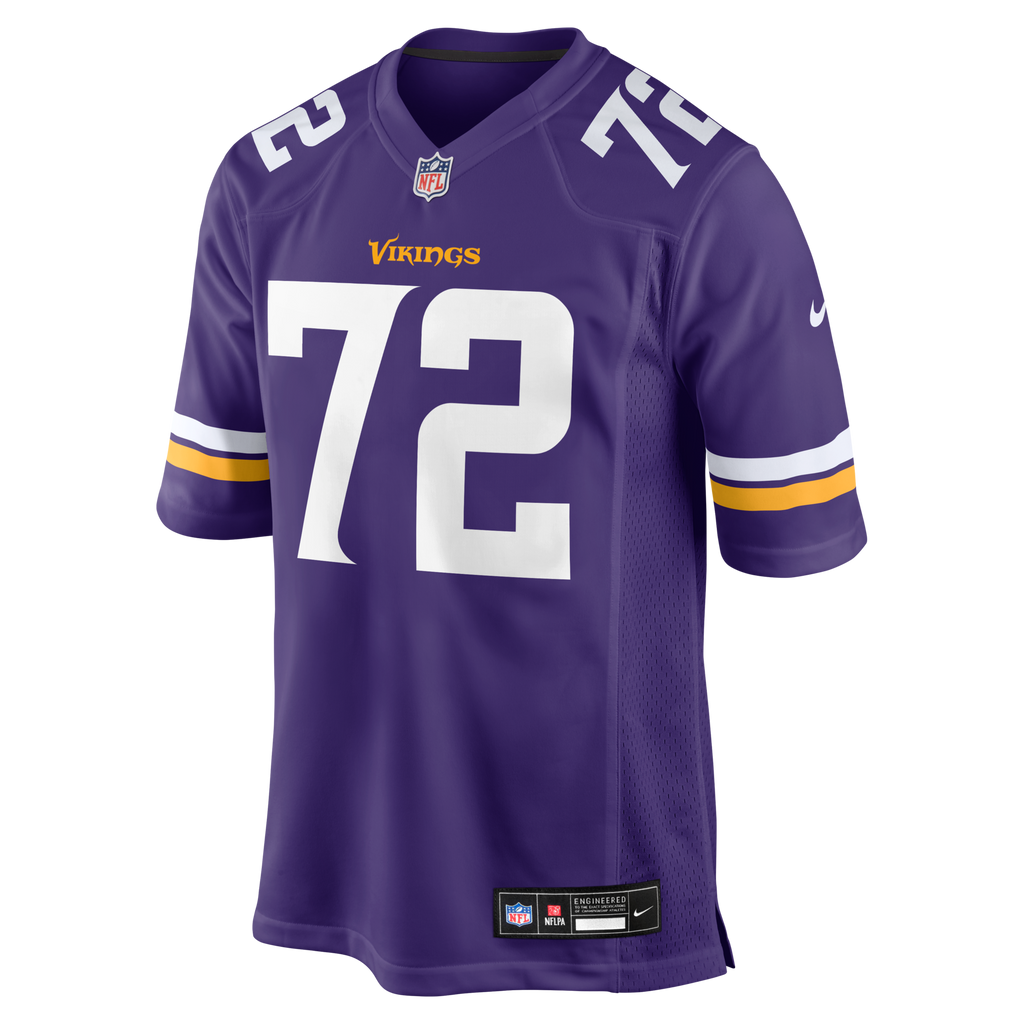 Minnesota Vikings Ryan Van Demark Purple Team Game Football Jersey
