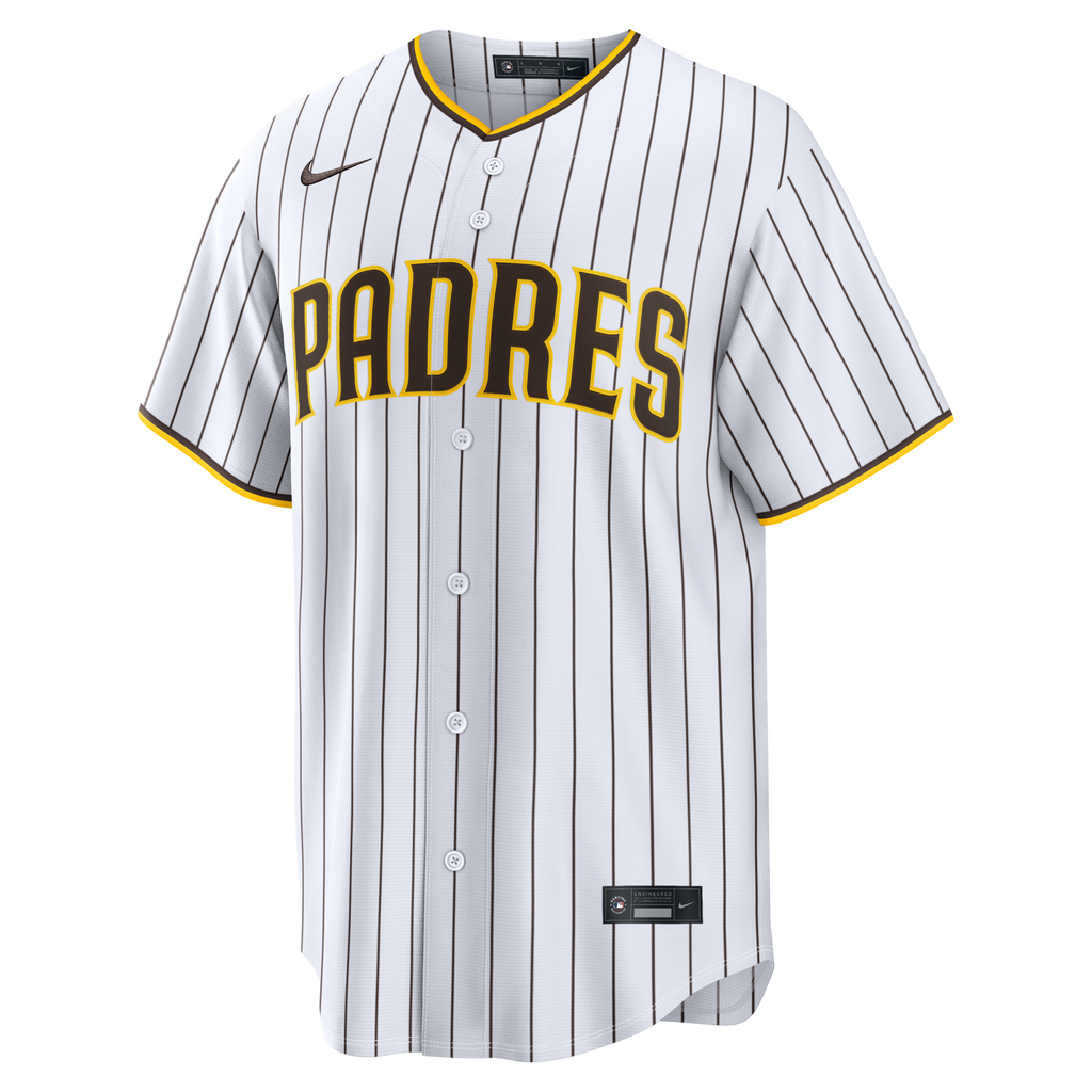 San Diego Padres Casey Mize White Home Replica Baseball Jersey