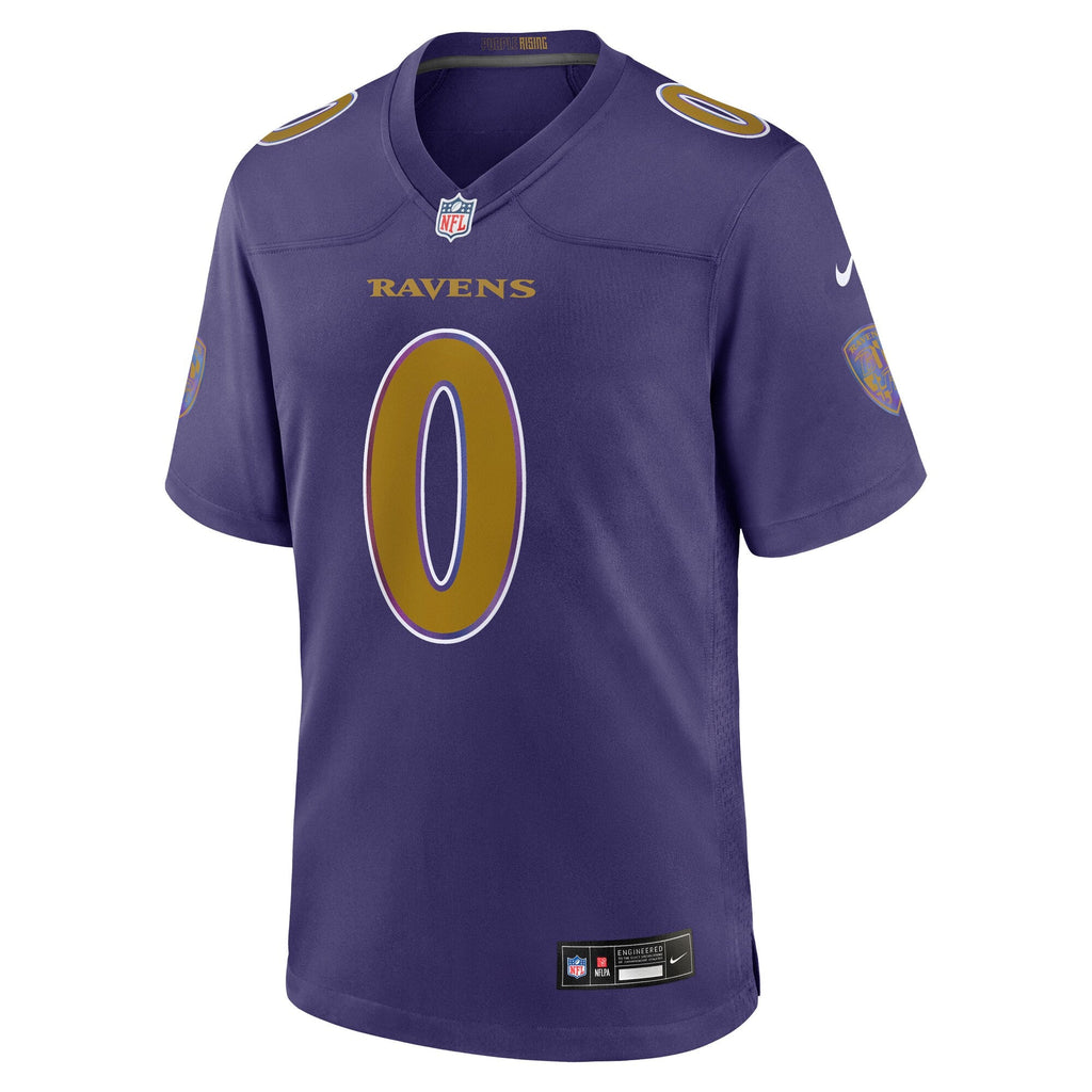 Baltimore Ravens Roquan Smith Purple Alternate Game Football Jersey