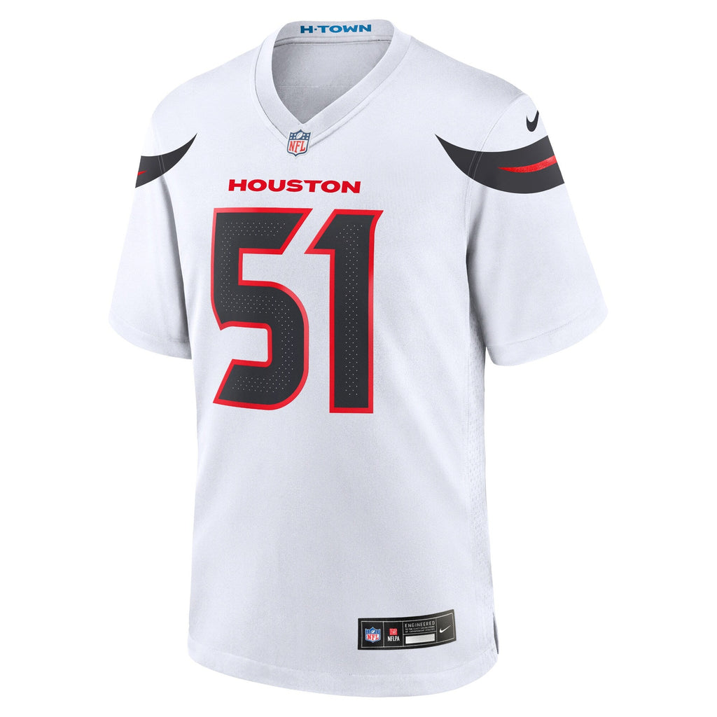 Houston Texans Will Anderson Jr. White Game Football Jersey