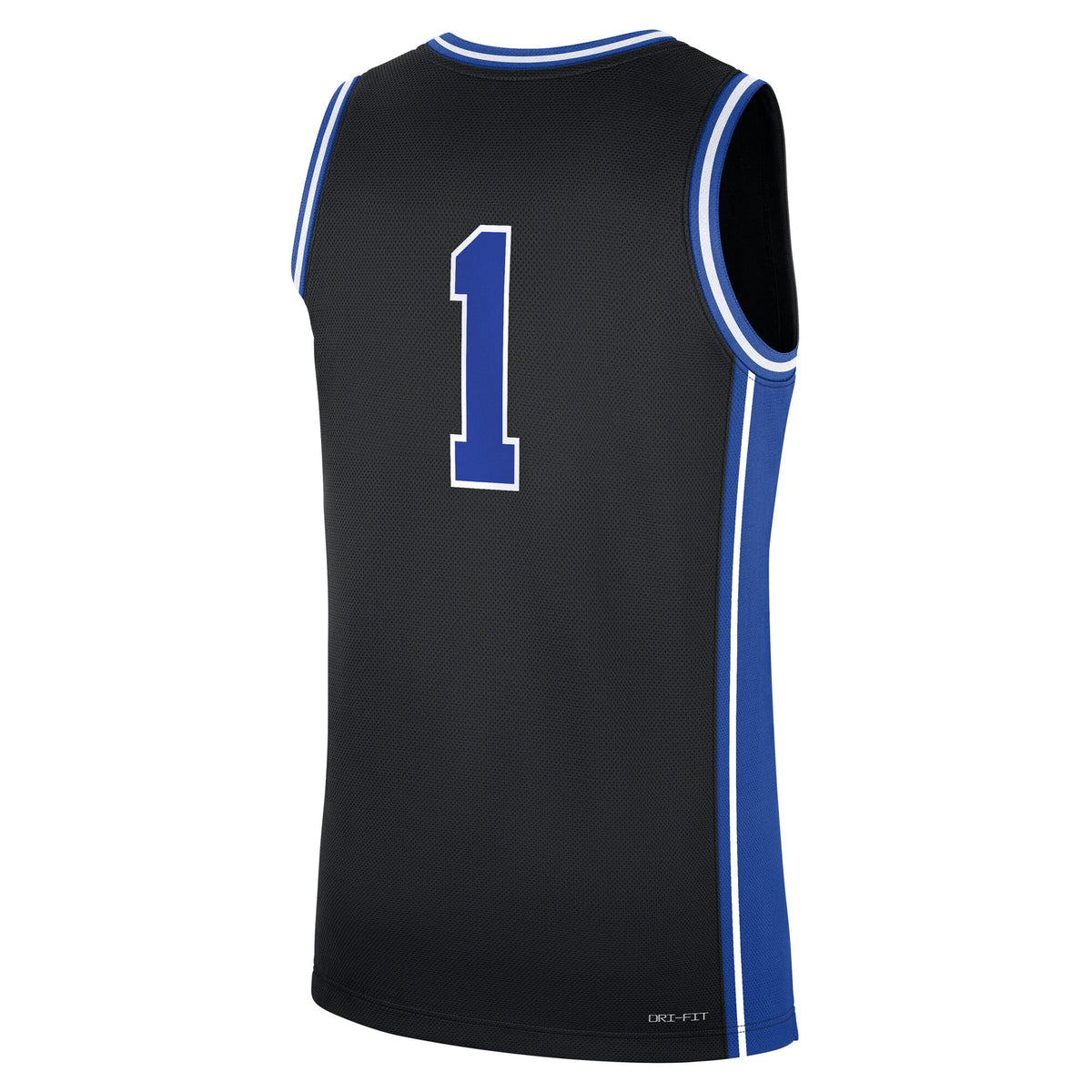 #1 Black Duke Blue Devils Alternate Replica Jersey