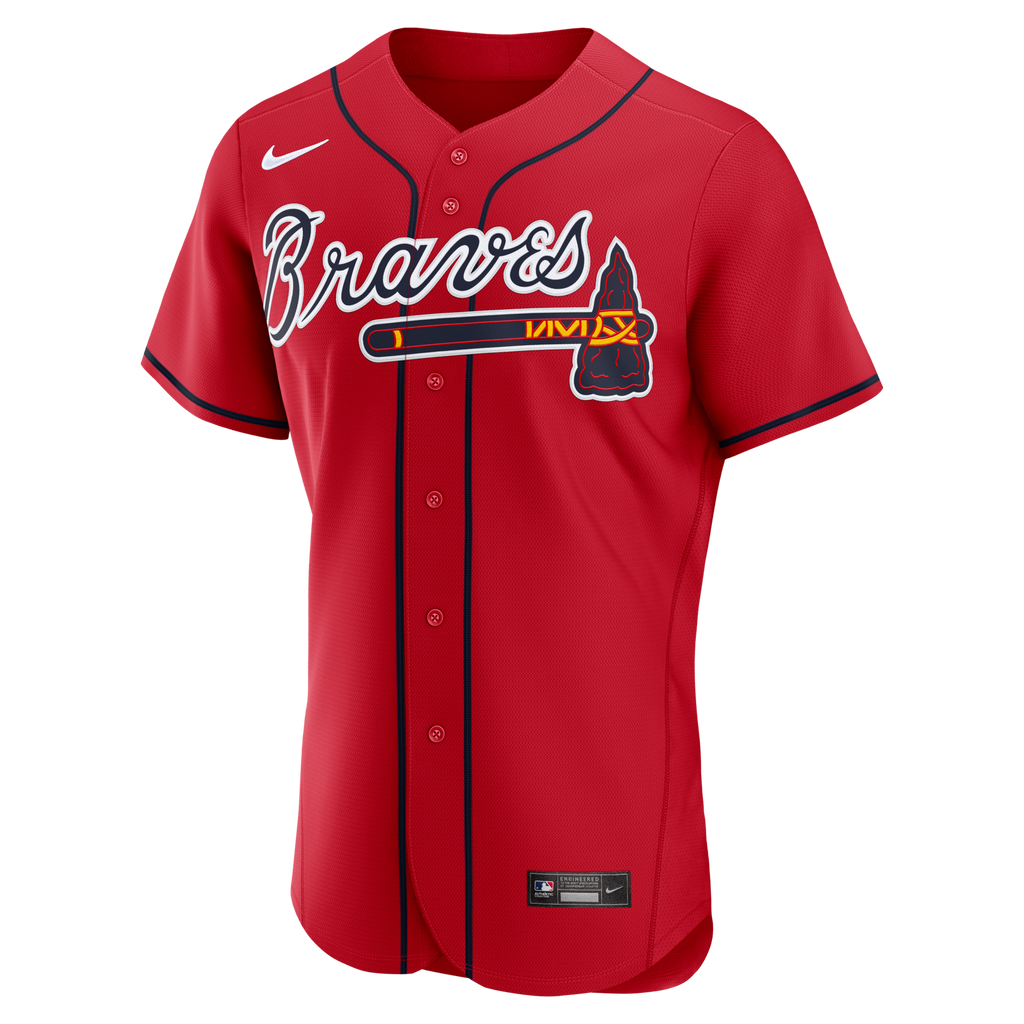 Atlanta Braves Drake Baldwin Red MLB Awards Baseball Jersey