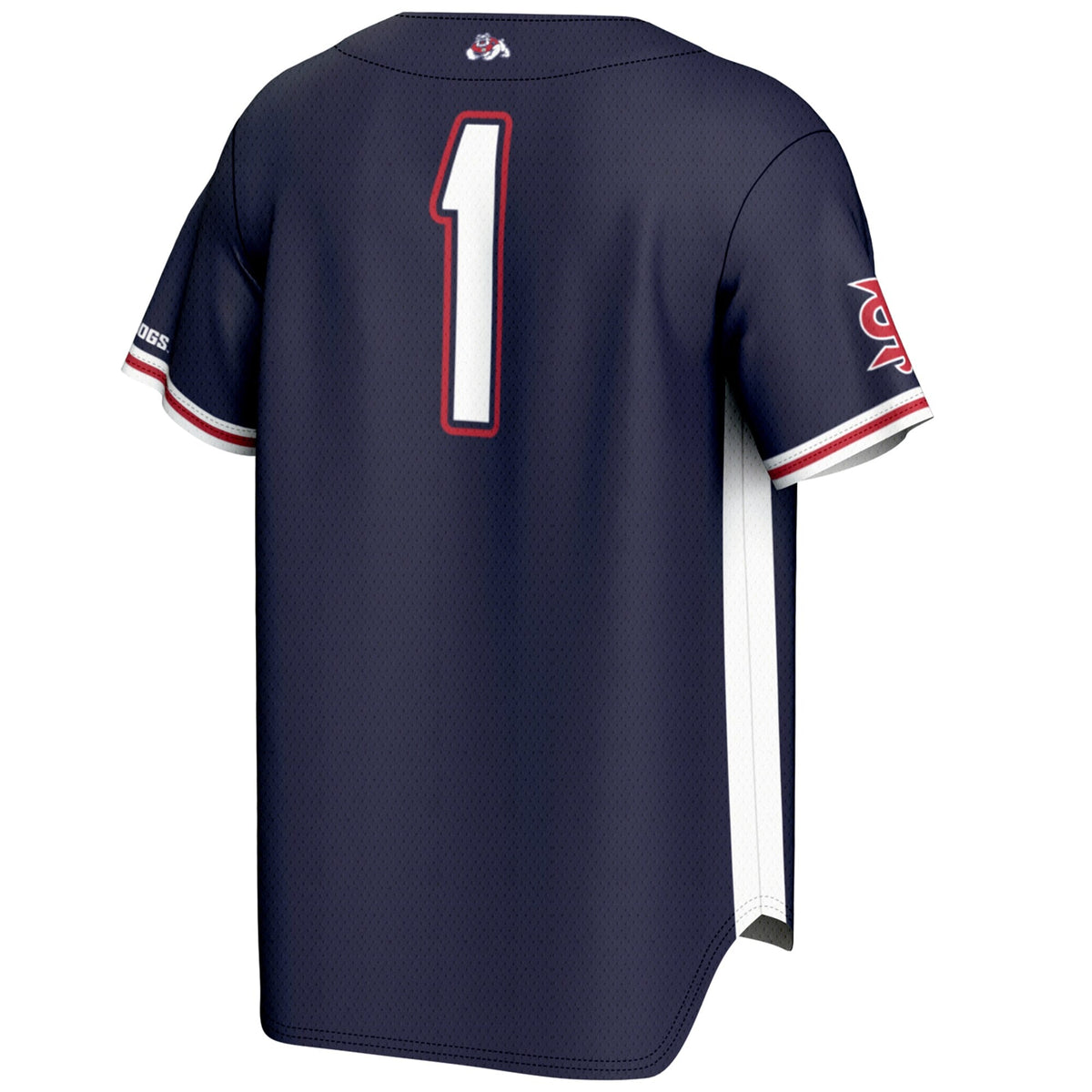 #1 Navy Fresno State Bulldogs Lightweight Baseball Jersey