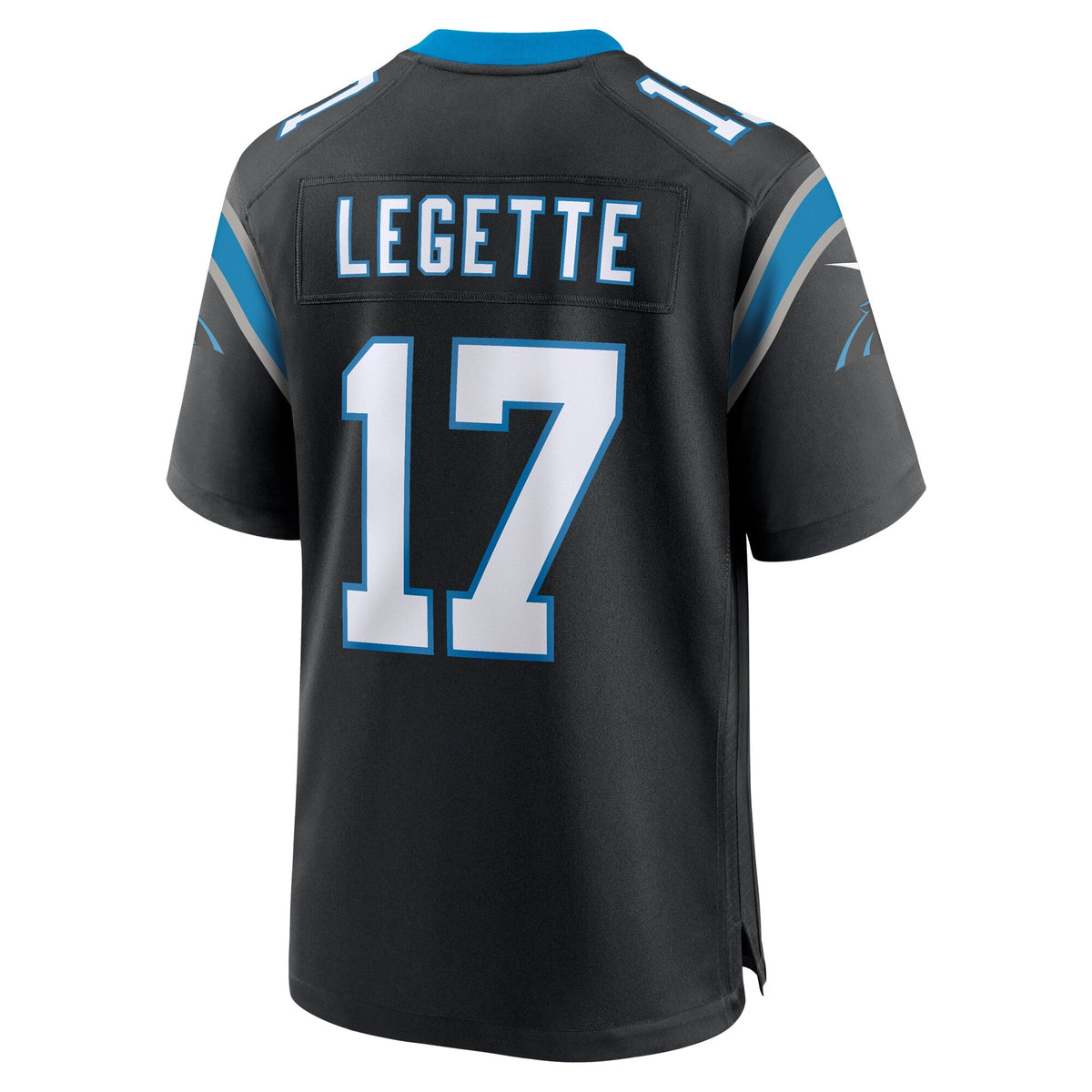 Carolina Panthers Xavier Legette Black Team Game Player Football Jersey