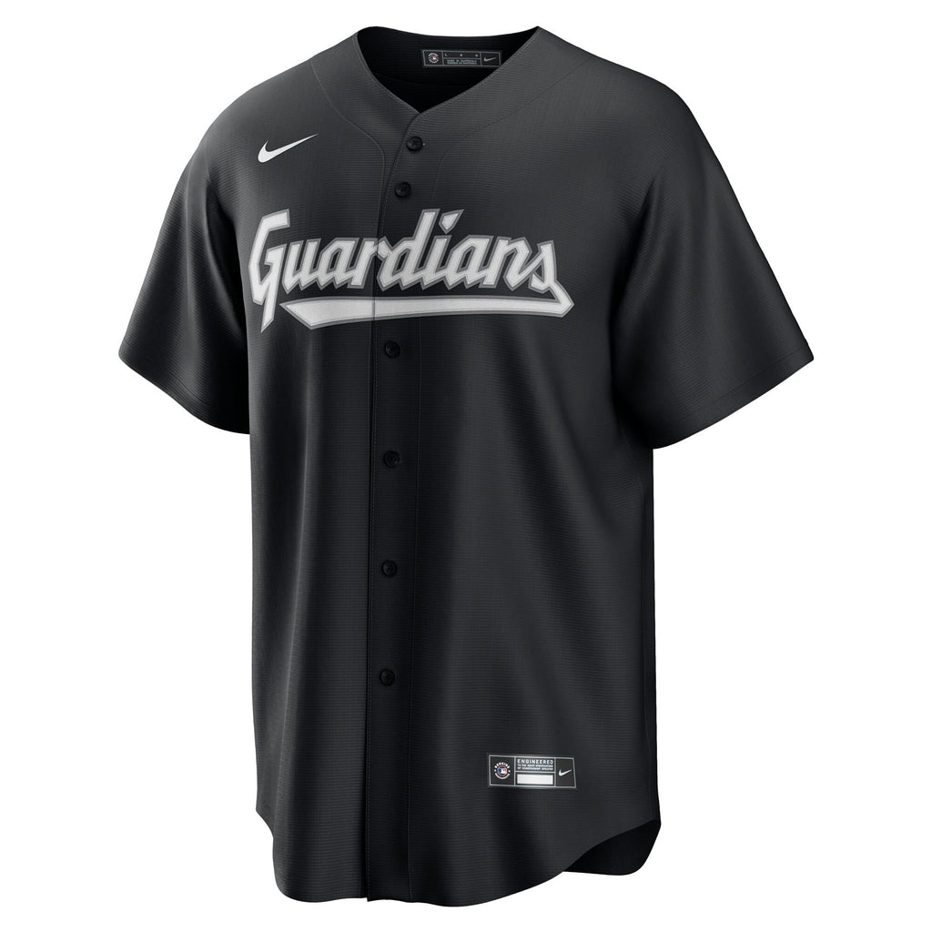Cleveland Guardians Black Replica Baseball Jersey