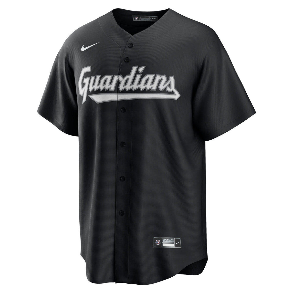 Cleveland Guardians Black Replica Baseball Jersey