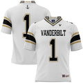#1 Vanderbilt Commodores Football Jersey - White