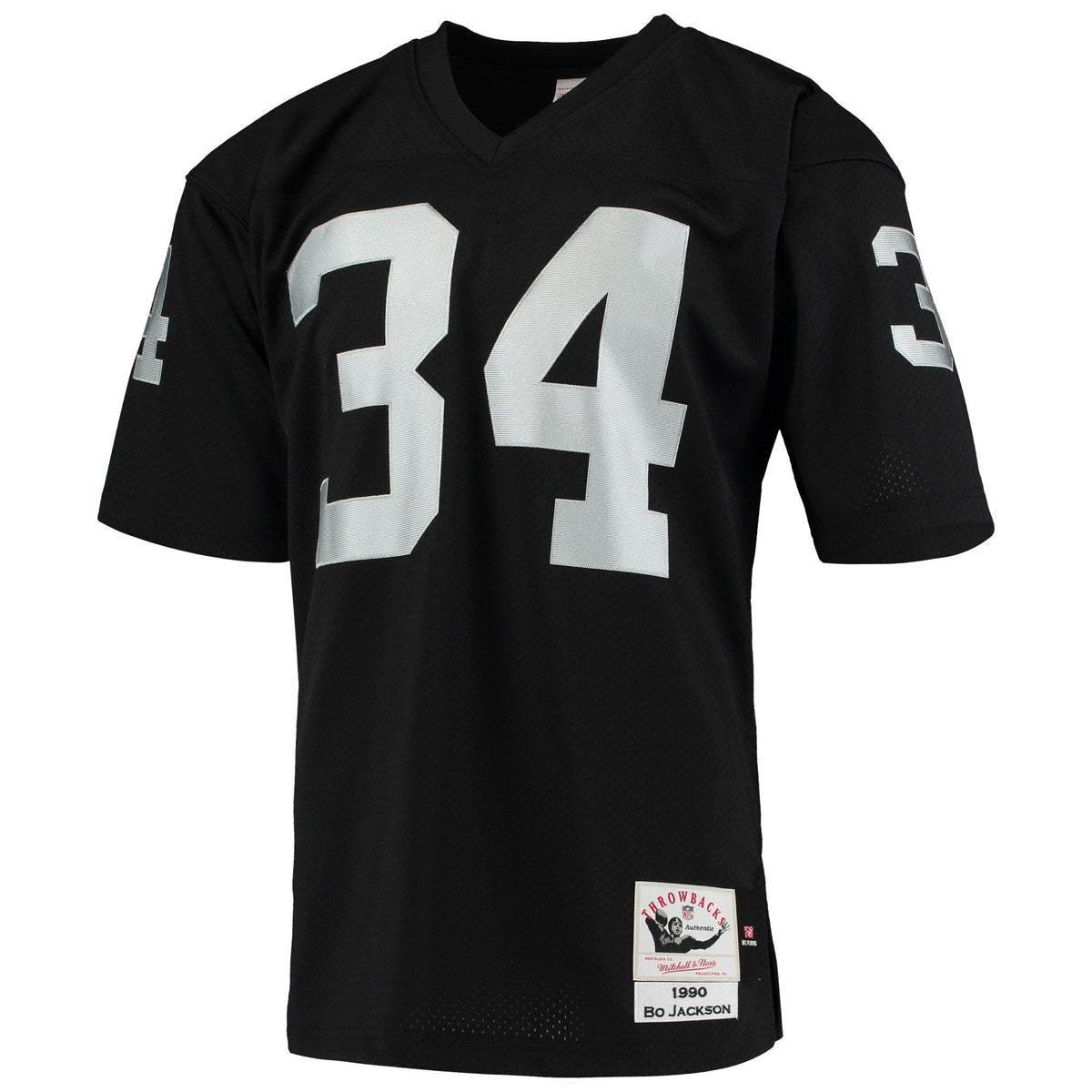 Las Vegas Raiders 1990 Bo Jackson Black Throwback Retired Player Football Jersey