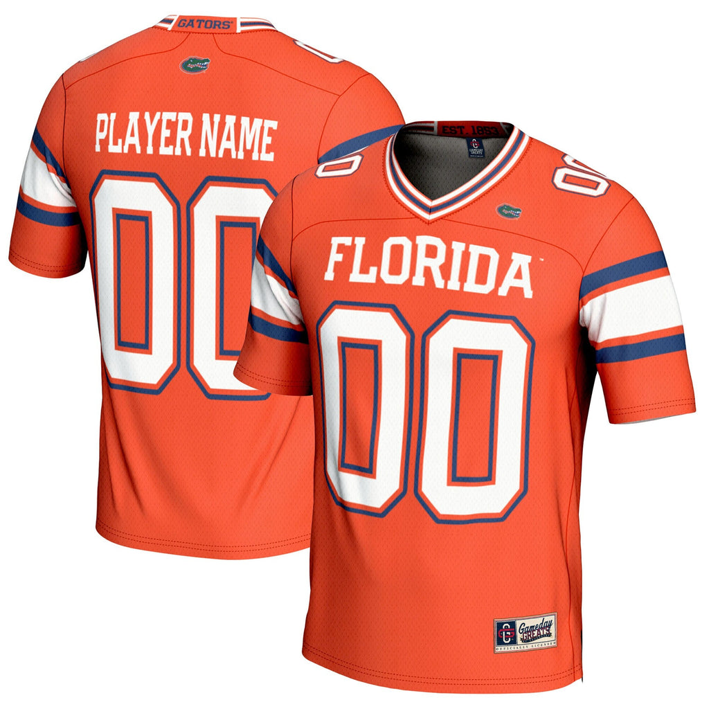 Florida Gators NIL Pick-A-Player Football Jersey - Orange