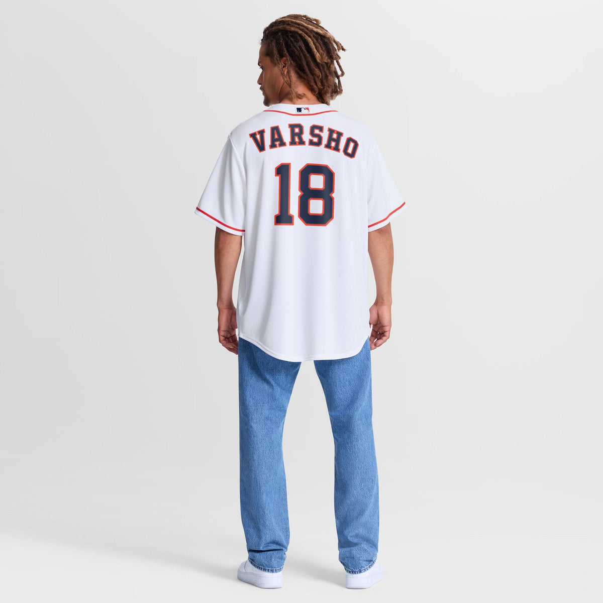 Houston Astros Daulton Varsho White Home Replica Baseball Jersey