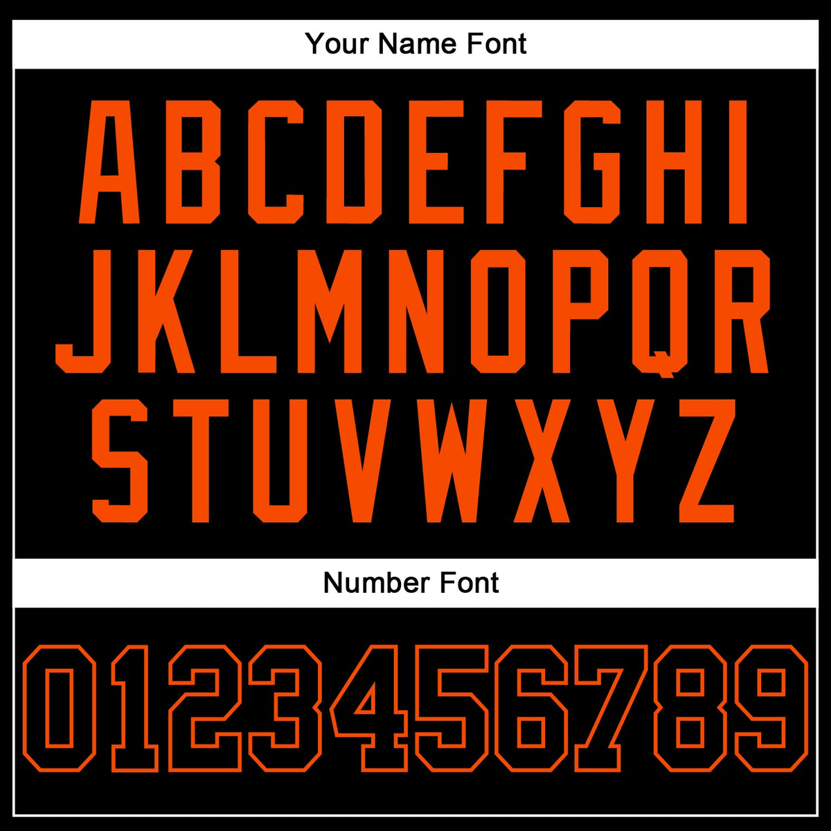 Custom Baseball Jersey - Black Black-Orange