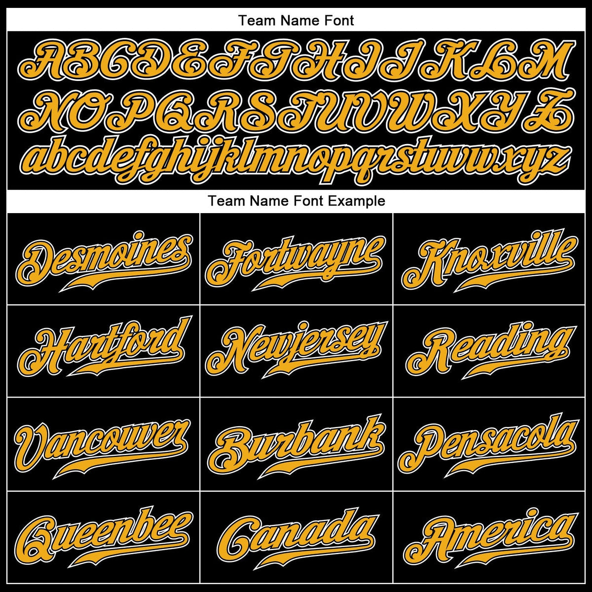 Custom Baseball Jersey - Black Gold Pinstripe Gold-White