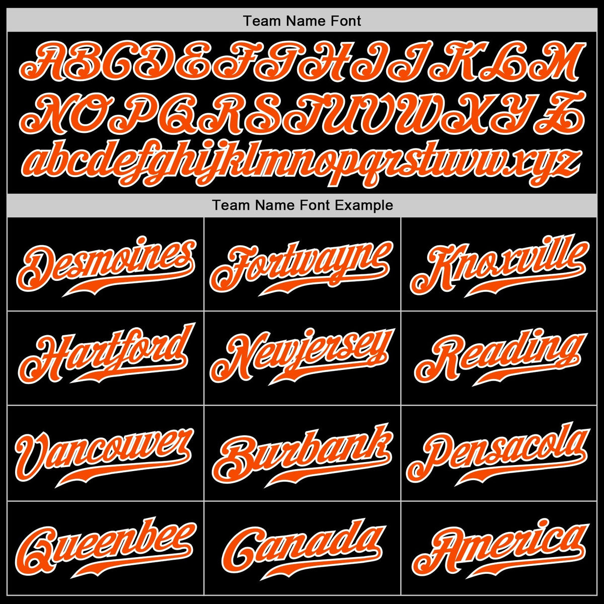 Custom Baseball Jersey - Black Orange Pinstripe Orange-White