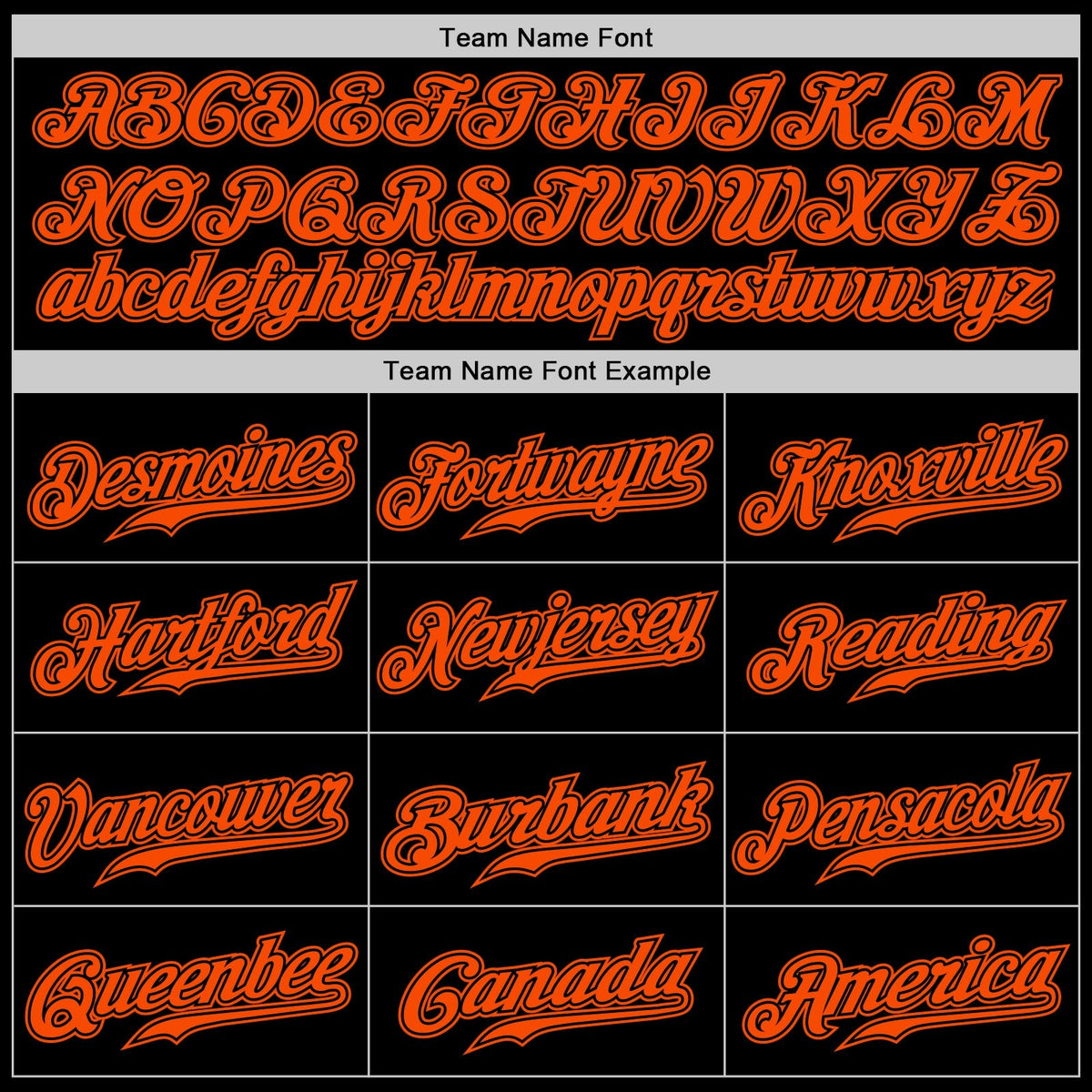 Custom Baseball Jersey - Black Orange Pinstripe Orange-Black