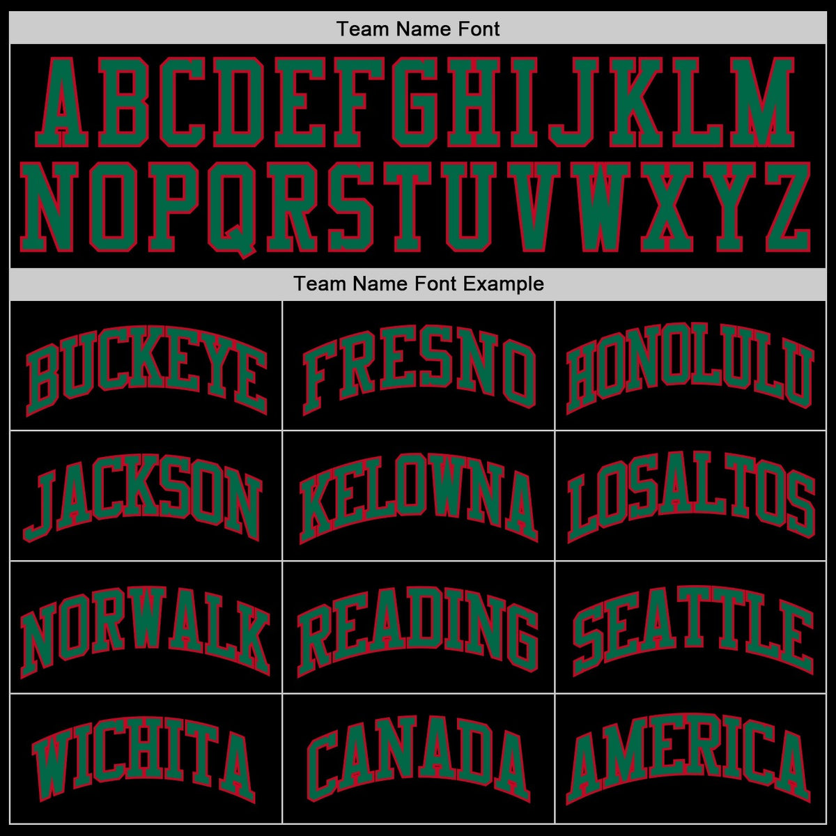 Custom Basketball Jersey - Black Kelly Green-Red Throwback