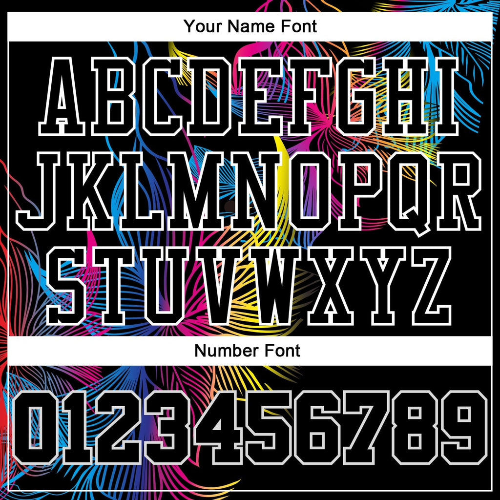 Custom Basketball Jersey - Black Black-White Round Neck Sublimation Uniform
