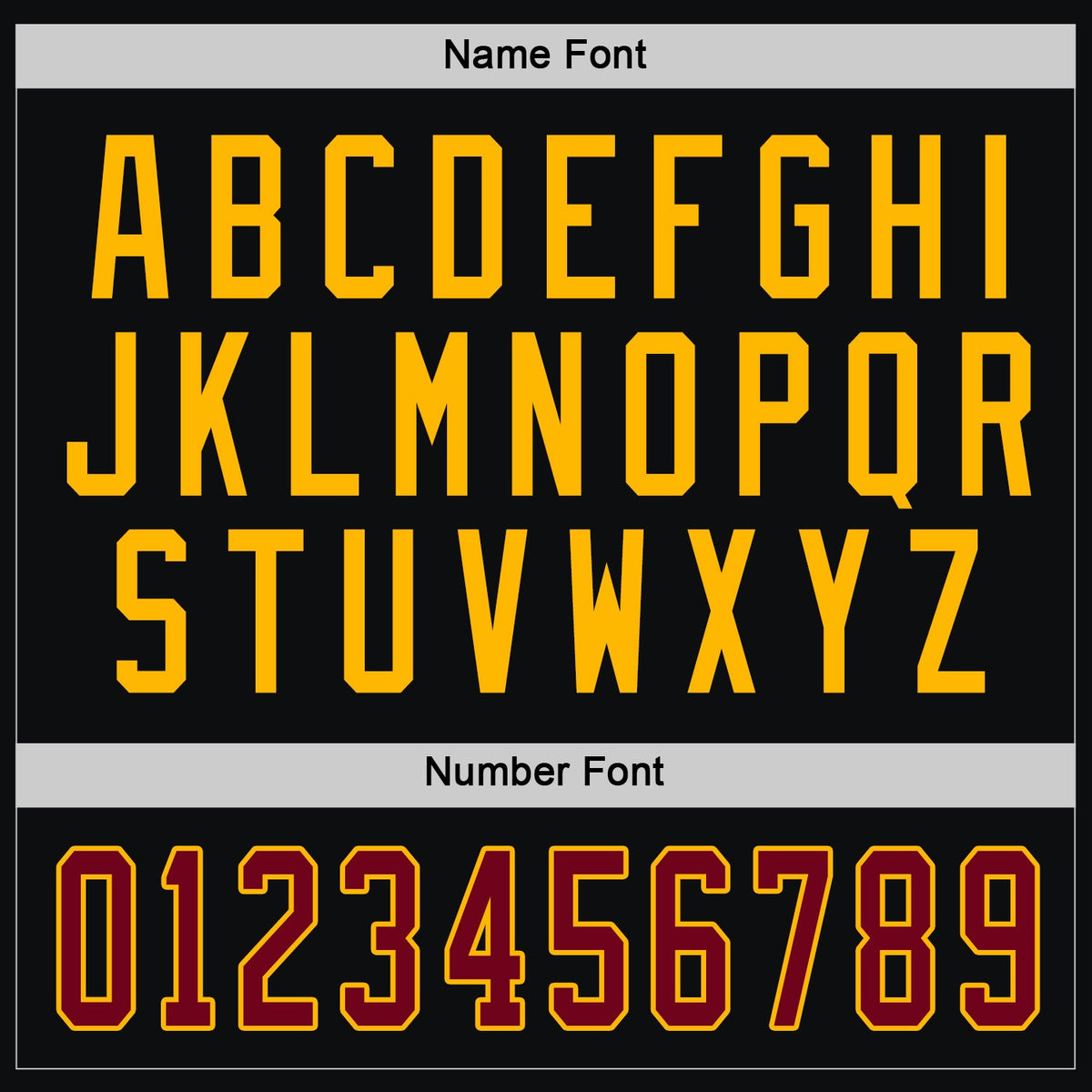 Custom Hockey Jersey - Black Maroon-Gold - Style Black1033